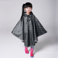 Reflective Rouge Noir Enfant Sécurité Poncho imperméable avec motif de point pour garçon garçon Rainwear